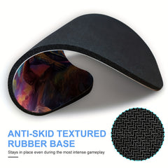Turtle Round Mouse Mat Mouse Pad Non Slip Rubber Base 7.87 X 7.87 X 0.1inch