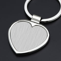 1pc Metal Keychain Blank Keyring Stainless Steel Keyplate