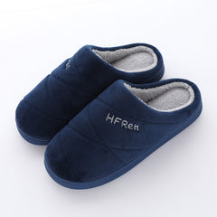 Men's Memory Foam Cozy Slippers Lined Couples Slides Winter