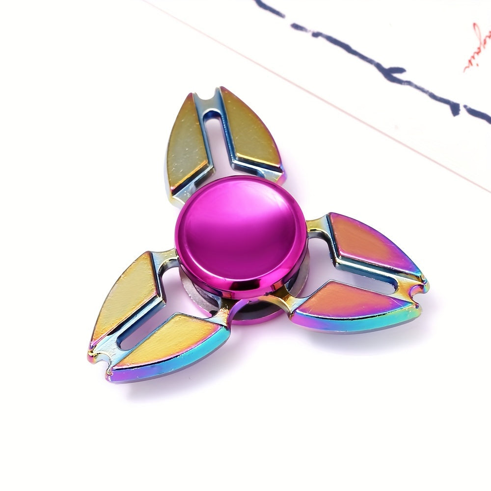 Colorful Zinc Alloy Fidget Spinner Metal Hand Gyroscope Durable & Portable