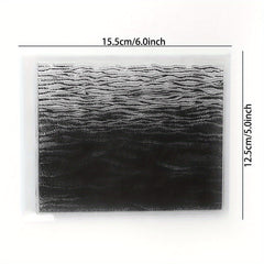 Gentle Waves Stamps DIY Scrapbooking Album Card Making Rubber Clear Stamps