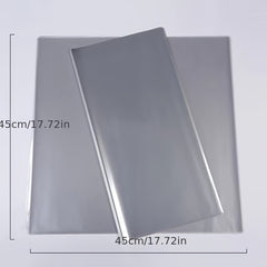 20pcs Transparent Flower Wrapping Paper Waterproof Plastic Roll