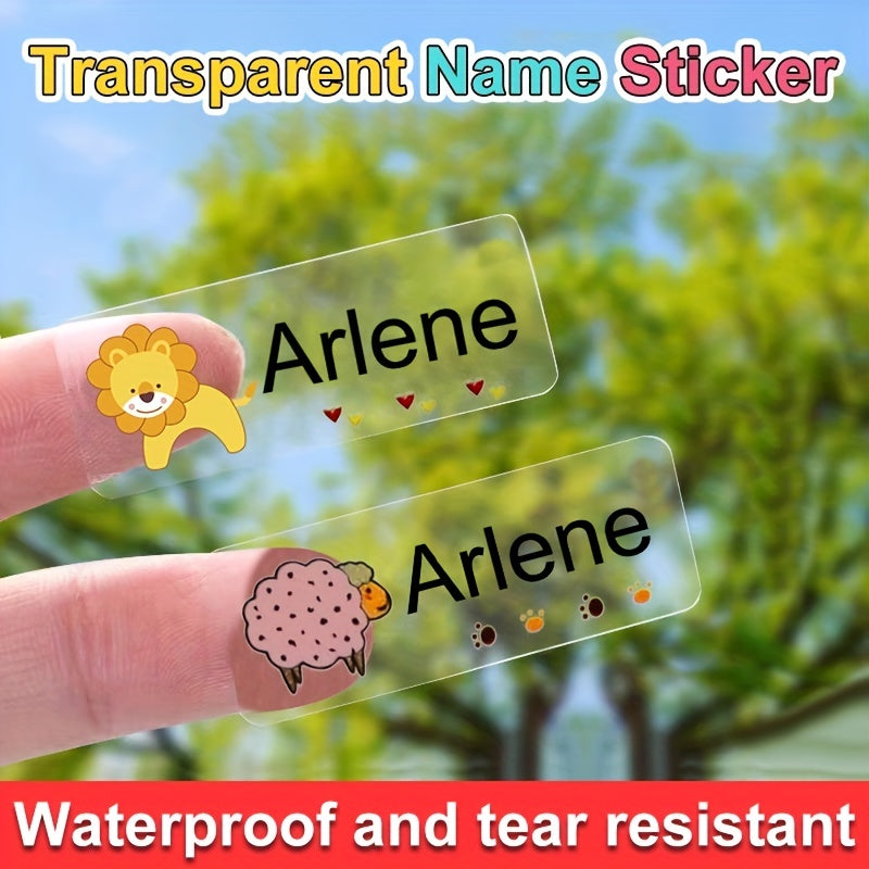 Custom Name Sticker Waterproof Personalized Stationery Tag Label