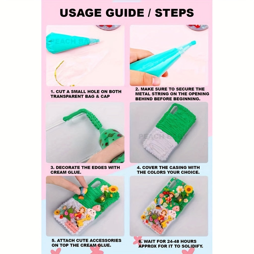 100g Cream Glue for Mobile Phone Case DIY Beauty Bag
