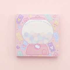 3D Cartoon Sticky Notes for Students & Memos