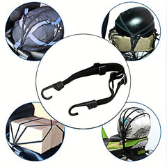 Universal Motorcycle Luggage Strap Helmet Gear Elastic Buckle Rope