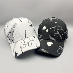 Men's Baseball Cap Love Paris Iron Tower Vacation Peaked Cap