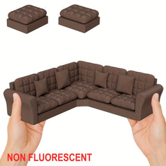 Mini Dollhouse Couch Furniture Set - Perfect for 1:12 Scale Dollhouses