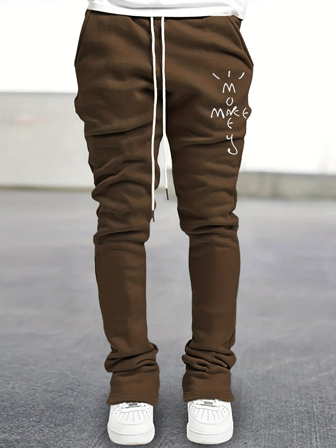 Men's Comfy Flared Trousers Casual Stretch Hip Hop Joggers