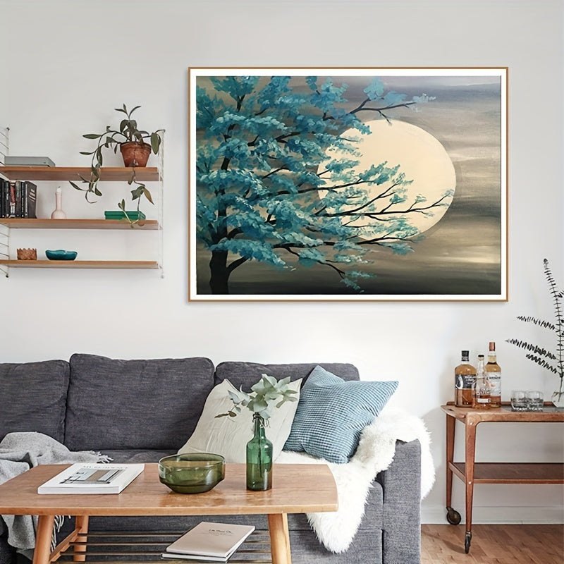 11CT Natural Landscape Cross Stitch Kit Home Decor DIY Gift
