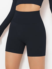 High Waist Yoga Biker Shorts Breathable Workout Activewear