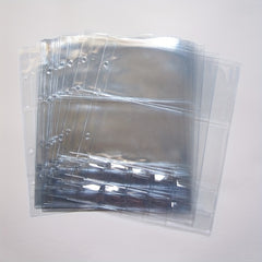 5pcs Paper Money Coin Collection Book Transparent Pvc