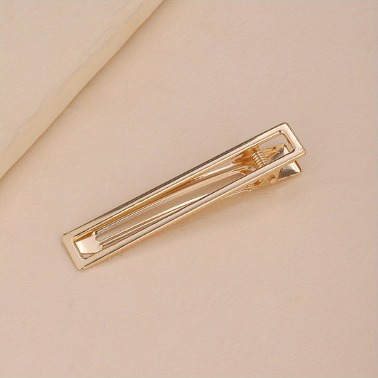 Metal Geometric Hair Clip Bangs Clip Duck Billed Hair Accessory