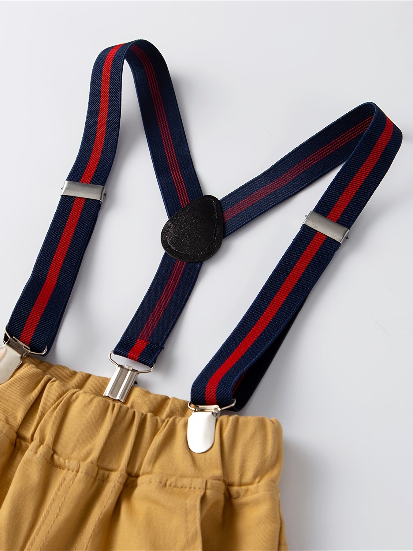 Baby Boys Gentleman Outfit Suspender Pants Wedding Birthday Party