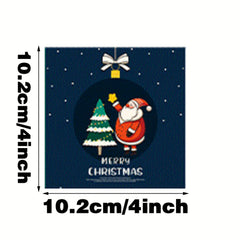 30 Pcs Christmas Greeting Card Mini Xmas Blessing Card Year Gift Postcard