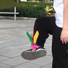 Chinese Jian ZI Colorful Feather Shuttlecock for Exercise