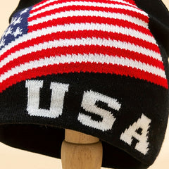 Men's Independence American Flag Knit Hat