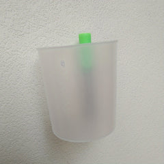 Plastic Bait Cup Fixed Feeder Cup With Clamp Fishing Tackle Accessories