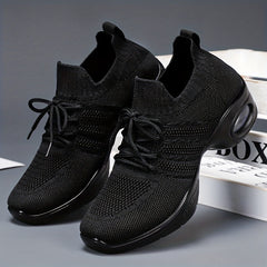 Women's Breathable Jazz Sneakers Lightweight Non slip Dance Shoes