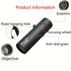 HD Monocular Telescope for Outdoor Bird Watching Concerts Games