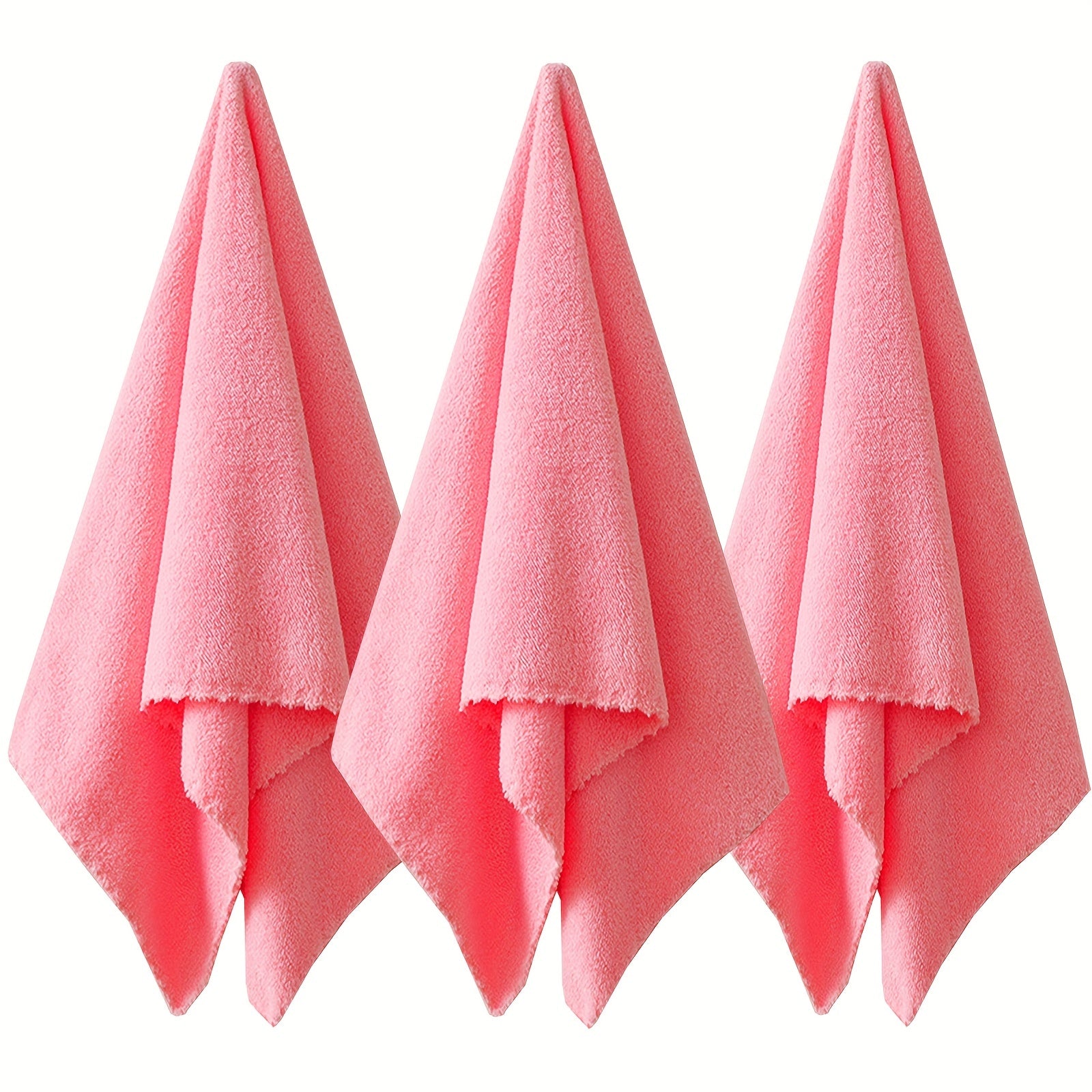 6pcs Colorful Hand Towels Set Microfiber Coral Velvet Face Towels