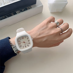 Square Waterproof Sporty Couple Electronic Watch