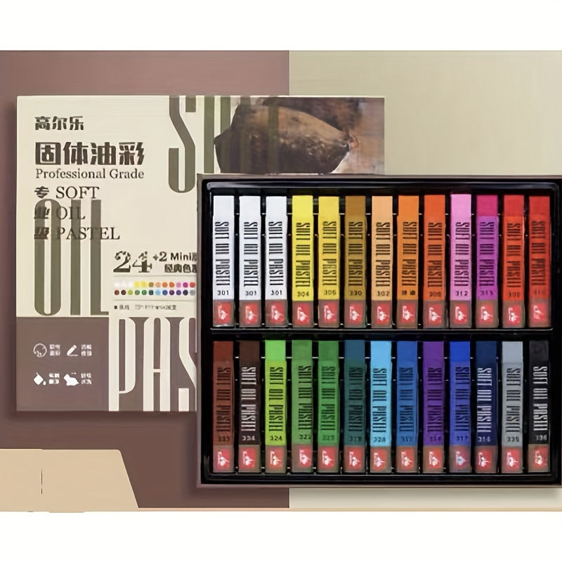 48 Colors Soft Pastels Set For Art Painting Drawing Blending