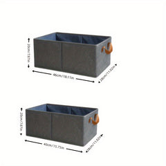 Household Wardrobe Organizer Fabric Folding Clothes Storage Box