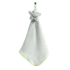1pc Happy Face Hand Wipe Towel Outdoor Camp Kitchen Absorbent Small Rag