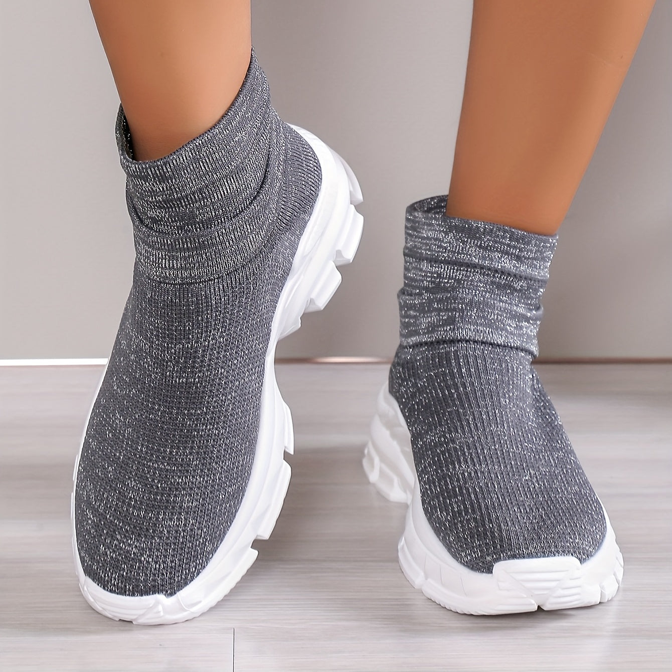 Women's Lightweight Mesh Breathable Sock Shoes Comfortable Sport Shoes