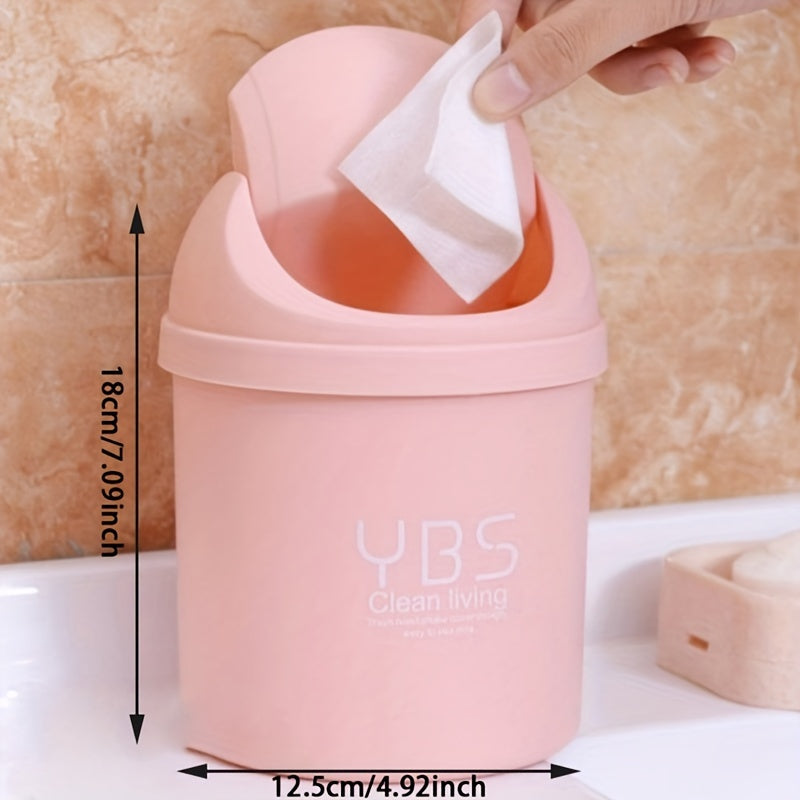 Mini Waste Bin Small Trash Can Desktop Desk Storage