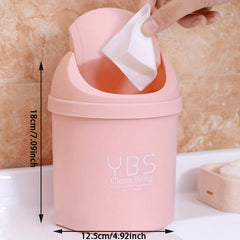 Mini Waste Bin Small Trash Can Desktop Desk Storage