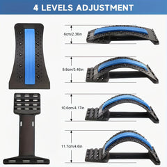 Adjustable Back Massage Stretcher for Spine Board Waist Stretching