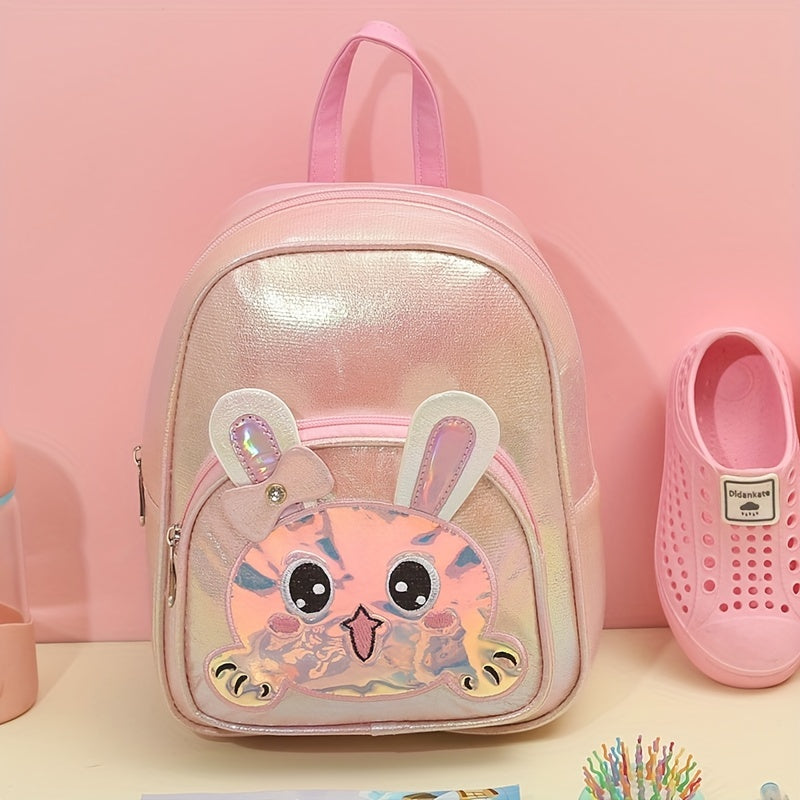 Funny Rabbit Ears Backpack with Bow for Girls