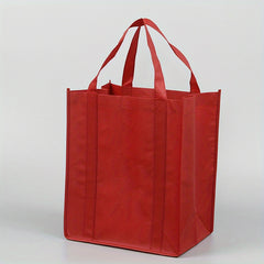 8pcs Non-woven Tote Bags Reusable Large Shopping Bags - DIY Printing Handbag