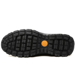 Men's Fuzz-lined Hiking Boots Lace-up Casual Walking Shoes