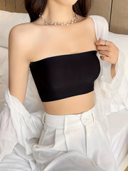 Seamless Bandeau Bra Soft & Stretchy Strapless Women's Lingerie