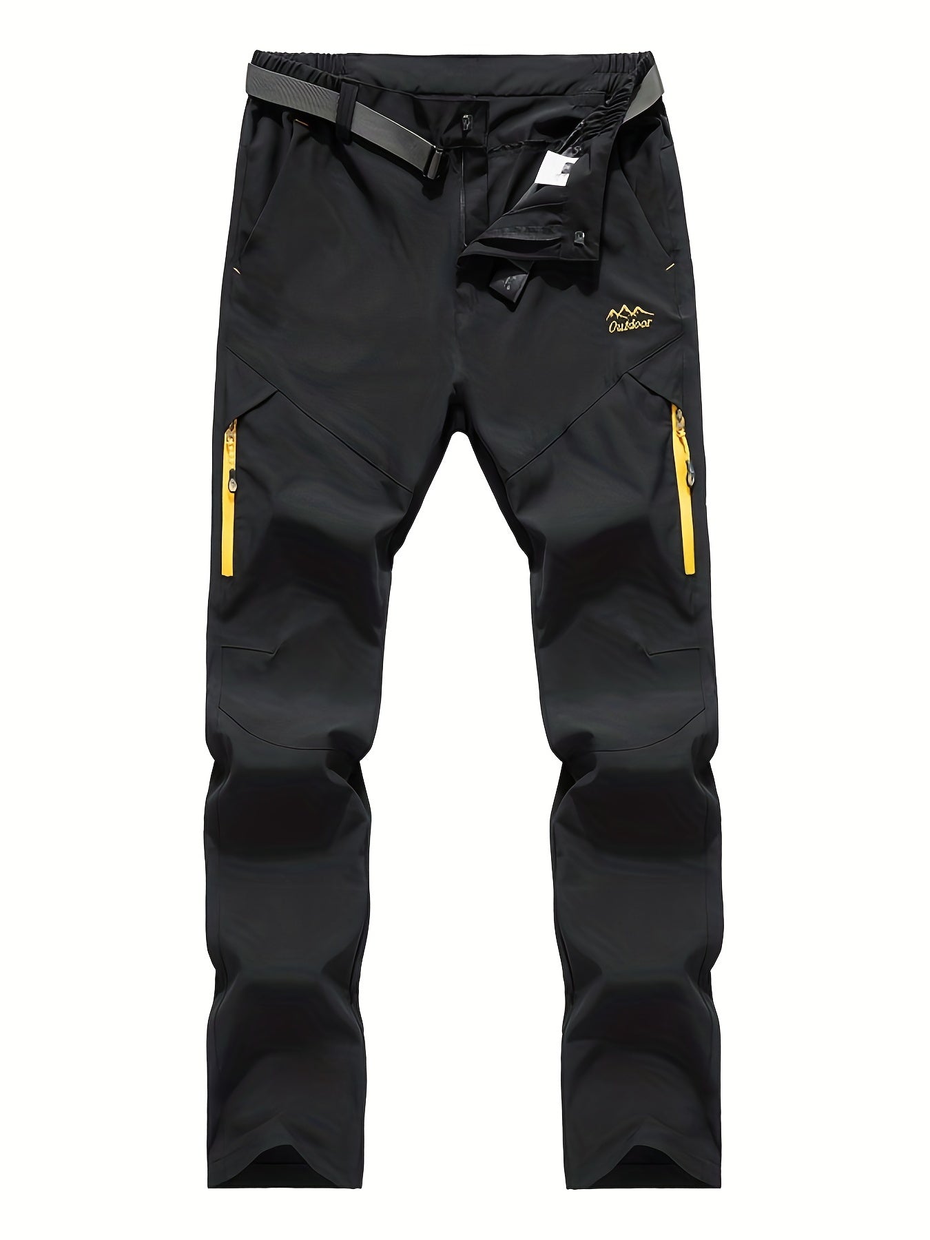 Men's Quick Dry Trousers Elastic Waist Active Pants