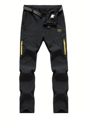 Men's Quick Dry Trousers Elastic Waist Active Pants