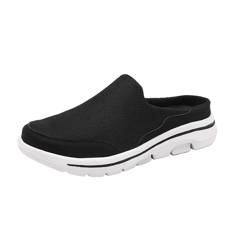 Men Slip on Mules House Slippers Lightweight Breathable Mesh Non Slip Slippers