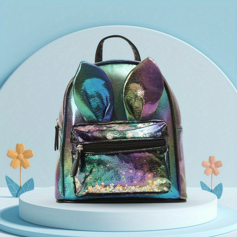 Kids' Rabbit Ear Backpack Waterproof Schoolbag