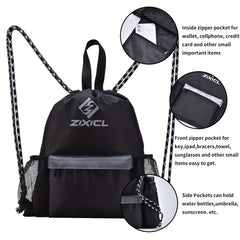 Outdoor Fitness Drawstring Backpack for Men and Women