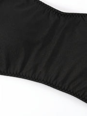 Bandeau Bra Crossback Removable Pads