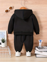 Infant Baby Trousers Long Sleeve Sweatshirt Set Cow Letter Print