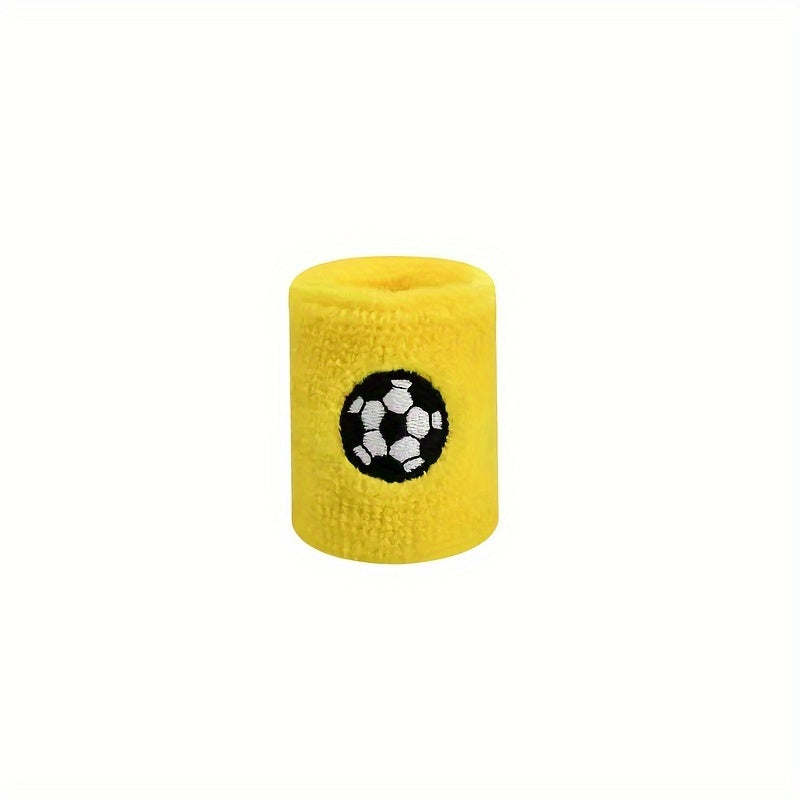 Kids Sweat Absorbent Sports Wristband for Football Basketball Running