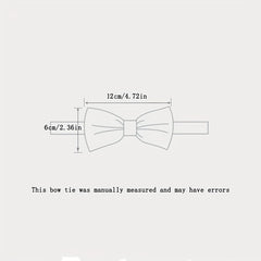 Crystal Rhinestone Bow Tie for Party Banquet Wedding Groom