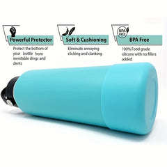 Non-Slip Silicone Cup Boot Water Cup Bottom Protective Cover 7.2in