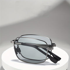 Men's Metal Polarized Foldable Sunglasses For Cycling Driving