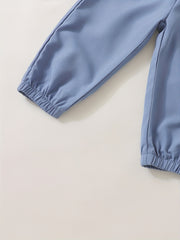 Kids Label Pattern Mosquito Repellent Trousers