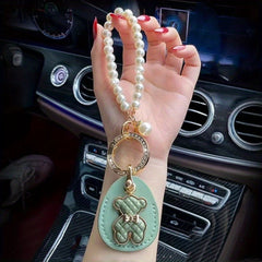 Bear Car Keychain Key Chain Lady Bag Pendant Mother's Key Ring